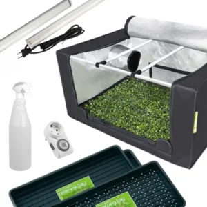 Kit Armario Cultivo Microgreens Completo | Brotes frescos en casa
