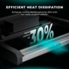 efficient heat disspation of evo led grow lights