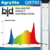 agrolilte LED qb 730 espectro