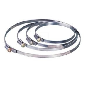 Abrazadera metálica para tubos ventilación