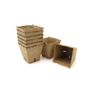 Maceta biodegradable JiffyPot 80x80x80mm