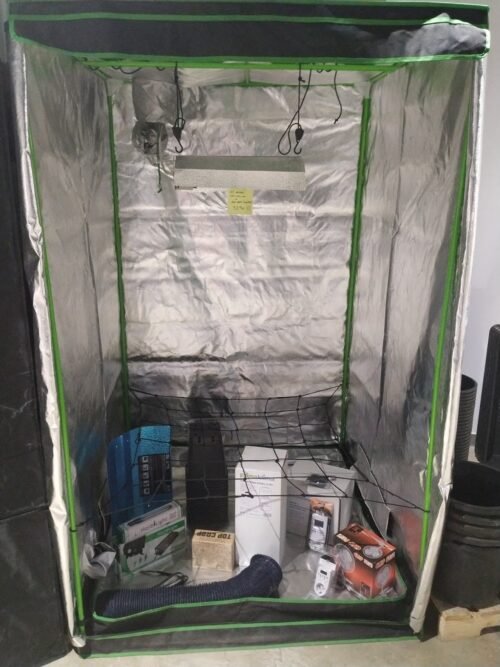 Kit armario cultivo interior 120x120 cm 600w HPS