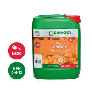 Bionova Coco Forte A+B — Abono base mineral para coco (crecimiento y floración)