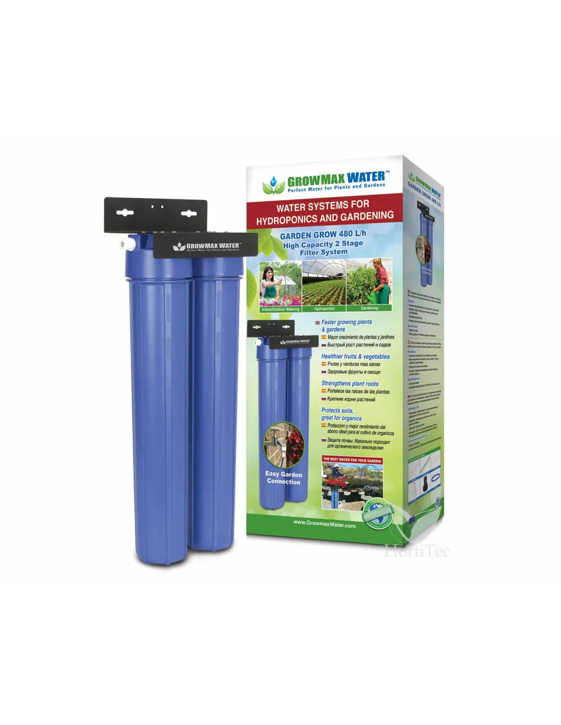 Filtro de agua Garden Grow 480 L/h para riego