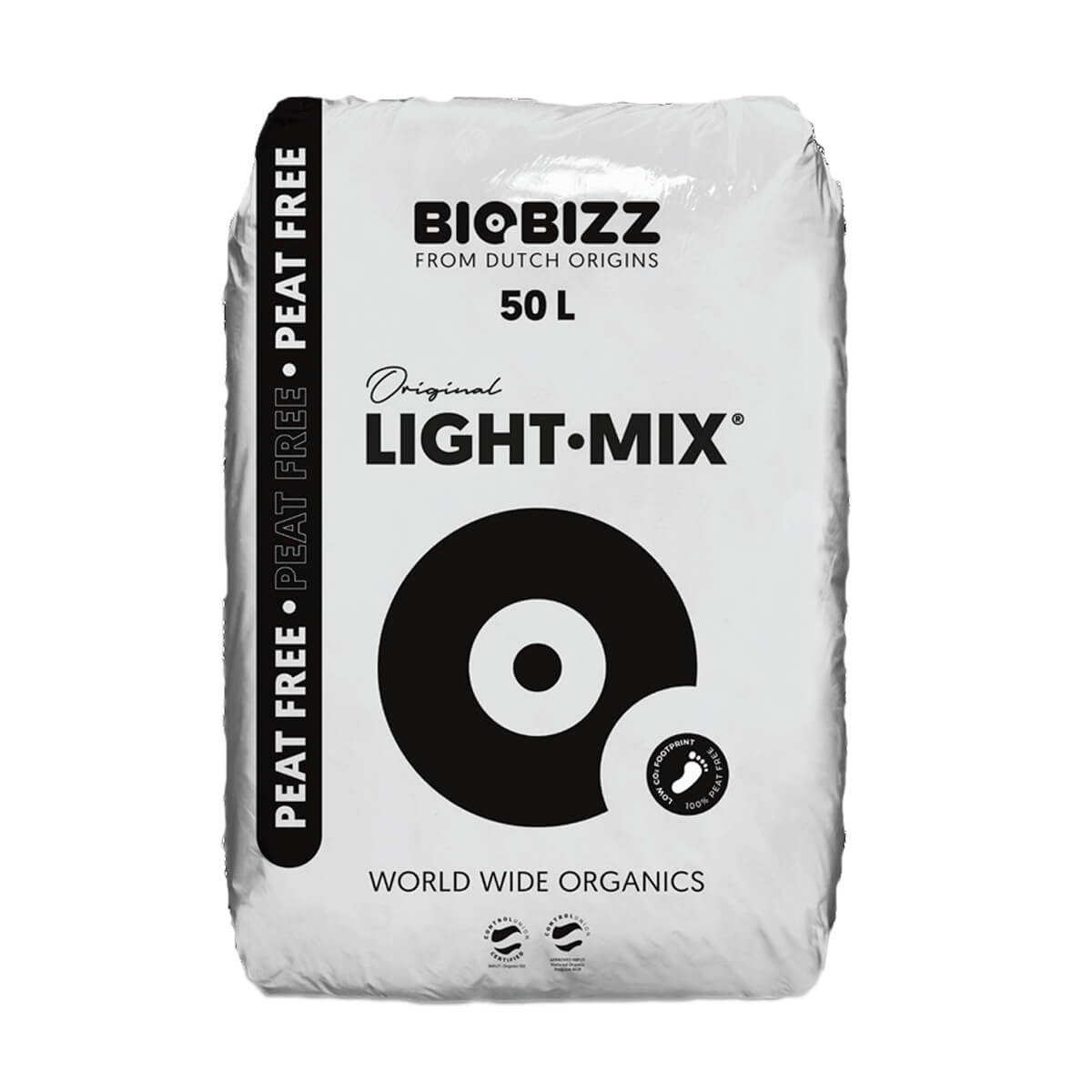Sustrato Biobizz Light Mix Peat Free 50L