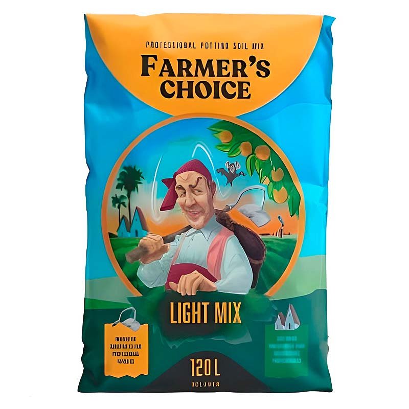 Sustrato Light Mix Farmer's Choice 120L