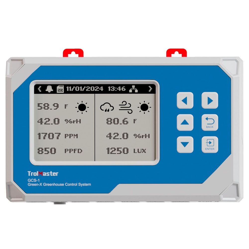Controlador Green-X GCS-1 TrolMaster con sensor 4 en 1