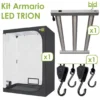 Kit armario cultivo LED 300W 120x60 | Trion Agrolite