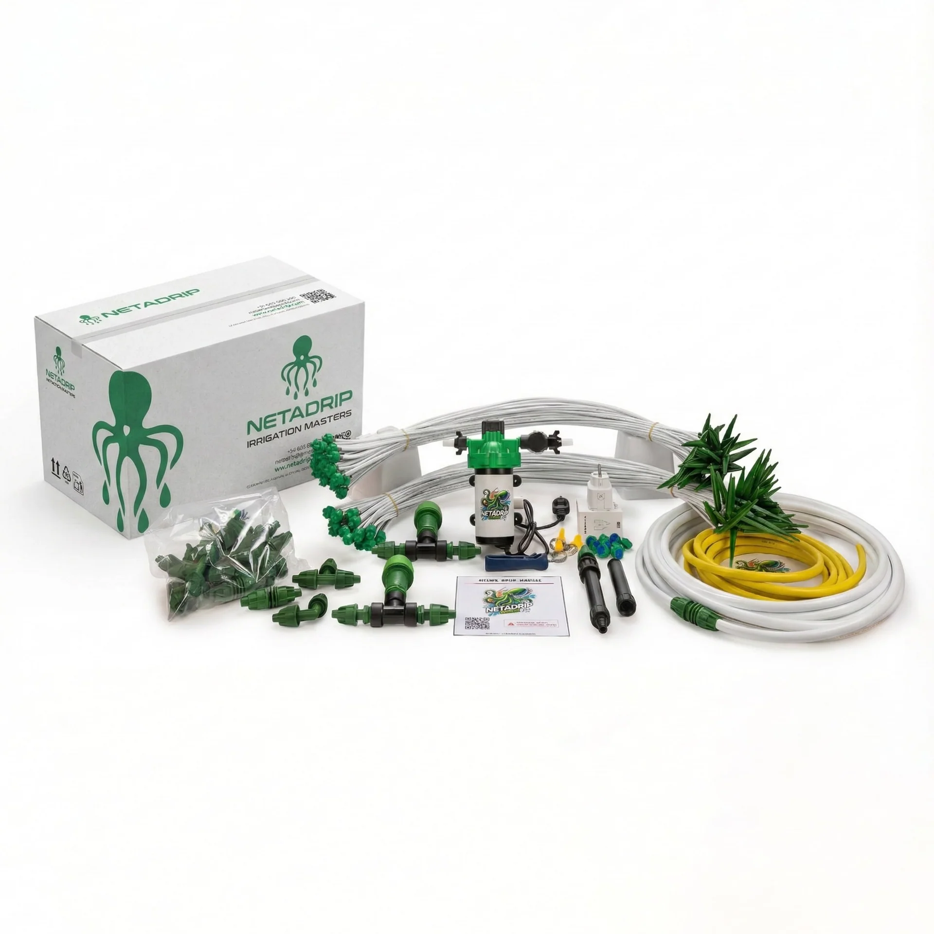 Kit de riego Netadrip Hydra 50, 100, 150 y 200 plantas
