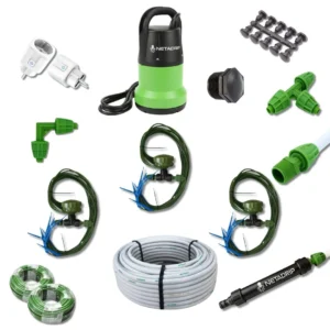 Kit de riego automático Netadrip Q-Ring 12, 24 y 36